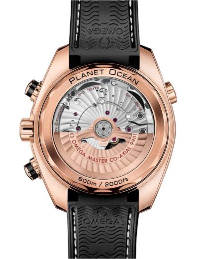 Omega Seamaster Planet Ocean 600M 45,5 mm, oro Sedna™ con pulsera de piel revestida de caucho 215.63.46.51.01.001 - Imagen 2