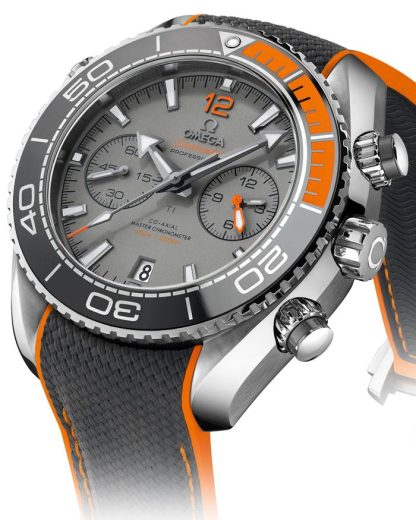 Omega Seamaster Planet Ocean 600M 45,5 mm, titanio con pulsera de caucho 215.92.46.51.99.001 - Imagen 2