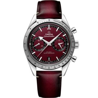 Omega Speedmaster '57 40,5 mm, acero con pulsera de piel 332.12.41.51.11.001