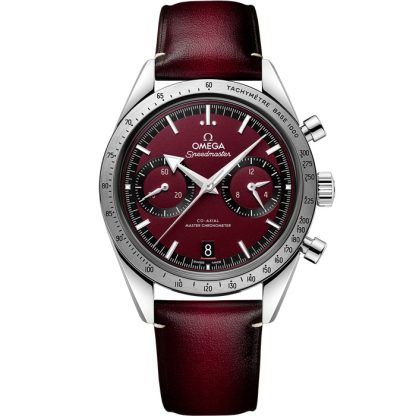 Omega Speedmaster '57 40,5 mm, acero con pulsera de piel 332.12.41.51.11.001