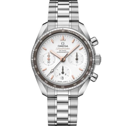 Omega Speedmaster 38 38 mm, acero con acero 324.30.38.50.02.001