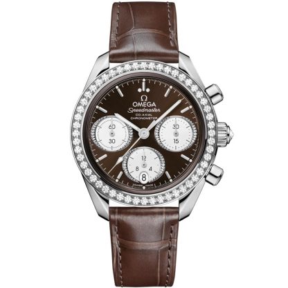 Omega Speedmaster 38 38 mm, acero con aligátor 324.18.38.50.63.001