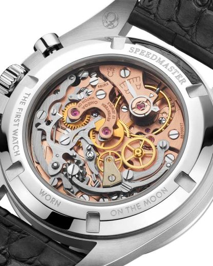 Omega Speedmaster Calibre 321 42 mm, platino con pulsera de piel 311.93.42.30.99.001 - Imagen 3