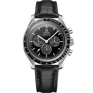 Omega Speedmaster Calibre 321 42 mm, platino con pulsera de piel 311.93.42.30.99.001