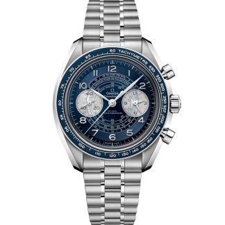 Omega Speedmaster Chronoscope 43 mm, acero con acero 329.30.43.51.03.001