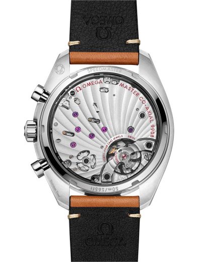 Omega Speedmaster Chronoscope 43 mm, acero con pulsera de piel 329.32.43.51.03.001 - Imagen 2