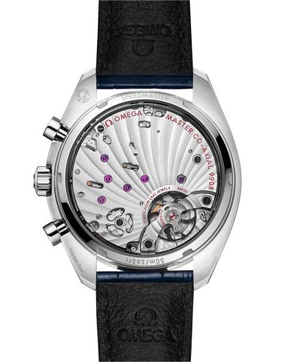Omega Speedmaster Chronoscope 43 mm, acero con pulsera de piel 329.33.43.51.02.001 - Imagen 2