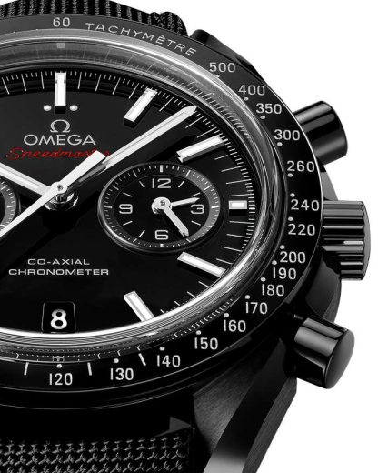 Omega Speedmaster Dark Side of the Moon 44,25 mm, cerámica negra con pulsera de tejido de nailon revestido y cierre desplegable 311.92.44.51.01.007 - Imagen 2