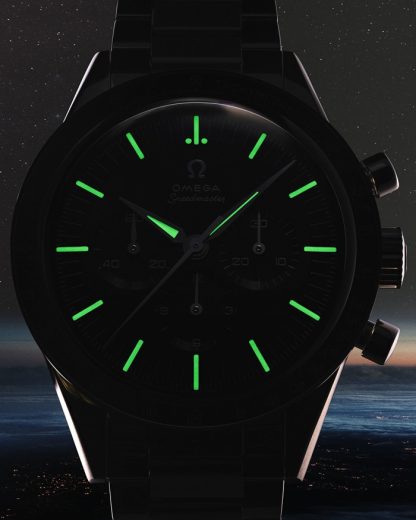 Omega Speedmaster First OMEGA in Space 39,7 mm, acero con pulsera de piel 310.32.40.50.06.001 - Imagen 5