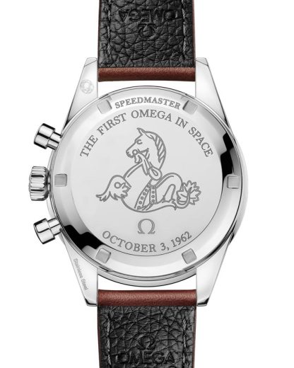 Omega Speedmaster First OMEGA in Space 39,7 mm, acero con pulsera de piel 310.32.40.50.06.002 - Imagen 2