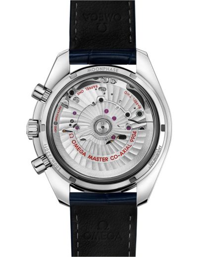 Omega Speedmaster Moonphase 44,25 mm, acero con pulsera de piel 304.33.44.52.03.001 - Imagen 2