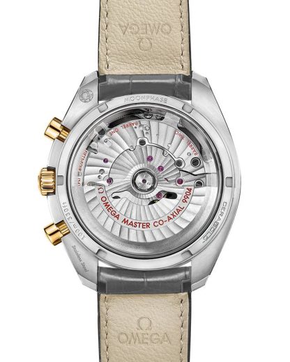 Omega Speedmaster Moonphase 44,25 mm, acero - oro amarillo con pulsera de piel 304.23.44.52.06.001 - Imagen 2