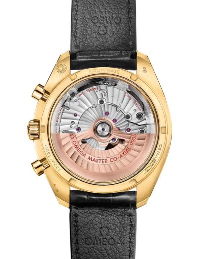 Omega Speedmaster Moonphase 44,25 mm, oro amarillo con pulsera de piel 304.63.44.52.02.001 - Imagen 2