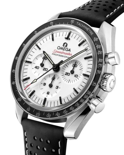 Omega Speedmaster Moonwatch Professional 42 mm, acero con pulsera de piel 310.32.42.50.04.002 - Imagen 3