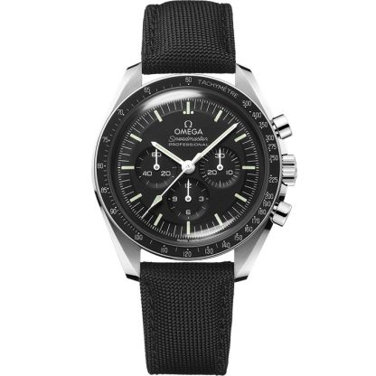 Omega Speedmaster Moonwatch Professional 42 mm, acero con pulsera en tejido de nailon revestido 310.32.42.50.01.001