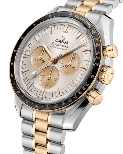 Omega Speedmaster Moonwatch Professional 42 mm, acero - oro Moonshine™ con acero - oro Moonshine™ 310.20.42.50.02.001 - Imagen 4