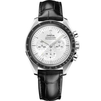 Omega Speedmaster Moonwatch Professional 42 mm, oro Canopus™ con pulsera de piel 310.63.42.50.02.001