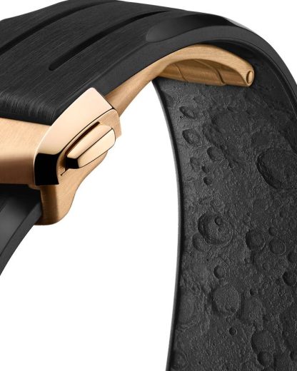 Omega Speedmaster Moonwatch Professional 42 mm, oro Moonshine™ con pulsera de caucho 310.62.42.50.99.001 - Imagen 3