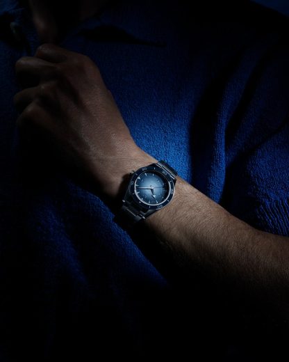 Omega Summer Blue Seamaster 300 41 mm, acero con acero 234.30.41.21.03.002 - Imagen 4