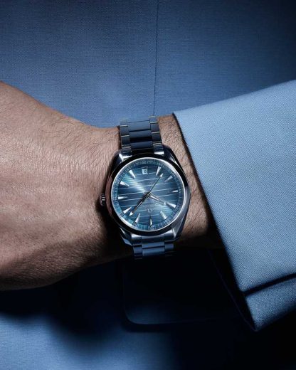 Omega Summer Blue Seamaster Aqua Terra 150M 41 mm, acero con acero 220.10.41.21.03.005 - Imagen 4