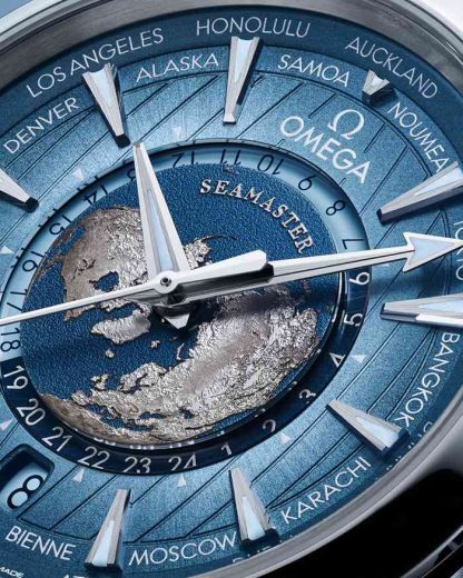 Omega Summer Blue Seamaster Aqua Terra 150M 43 mm, acero con pulsera de caucho 220.12.43.22.03.002 - Imagen 3