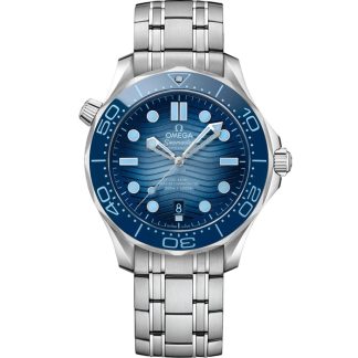 Omega Summer Blue Seamaster Diver 300M 42 mm, acero con acero 210.30.42.20.03.003