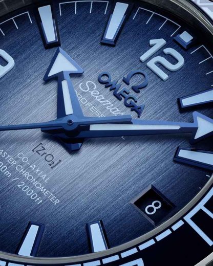 Omega Summer Blue Seamaster Planet Ocean 600M 39,5 mm, acero con acero 215.30.40.20.03.002 - Imagen 3