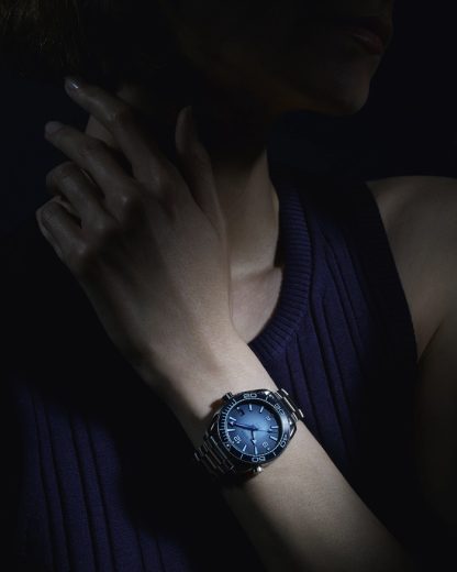 Omega Summer Blue Seamaster Planet Ocean 600M 39,5 mm, acero con acero 215.30.40.20.03.002 - Imagen 4