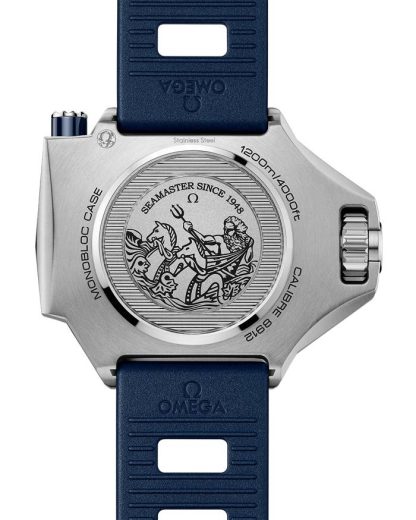 Omega Summer Blue Seamaster Ploprof 1200M 55x45 mm, O-MEGASTEEL con pulsera de caucho 227.32.55.21.03.001 - Imagen 2