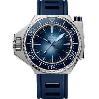 Omega Summer Blue Seamaster Ploprof 1200M 55x45 mm, O-MEGASTEEL con pulsera de caucho 227.32.55.21.03.001