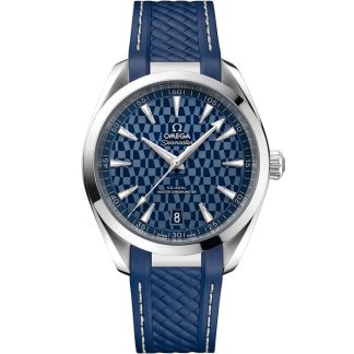 Omega Tokyo 2020 Edición Limitada Seamaster Aqua Terra 150M 41 mm, acero con pulsera de caucho 522.12.41.21.03.001