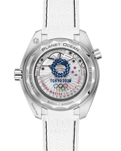 Omega Tokyo 2020 Edición Limitada Seamaster Planet Ocean 600M 39,5 mm, acero con pulsera de piel 522.33.40.20.04.001 - Imagen 2