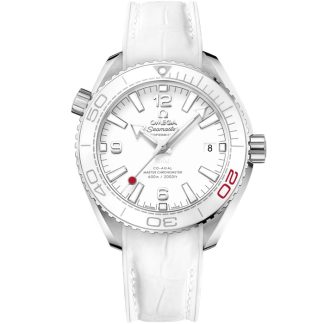 Omega Tokyo 2020 Edición Limitada Seamaster Planet Ocean 600M 39,5 mm, acero con pulsera de piel 522.33.40.20.04.001