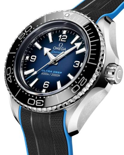 Omega Ultra Deep Seamaster Planet Ocean 6000M 45,5 mm, O-MEGASTEEL con pulsera de caucho 215.32.46.21.03.001 - Imagen 3