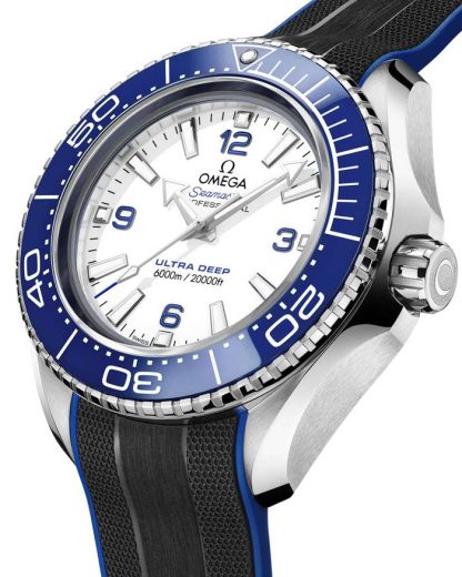 Omega Ultra Deep Seamaster Planet Ocean 6000M 45,5 mm, O-MEGASTEEL con pulsera de caucho 215.32.46.21.04.001 - Imagen 3