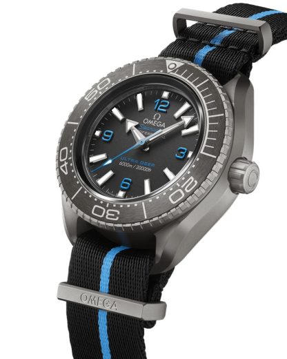 Omega Ultra Deep Seamaster Planet Ocean 6000M 45,5 mm, titanio con pulsera NATO 215.92.46.21.01.001 - Imagen 3
