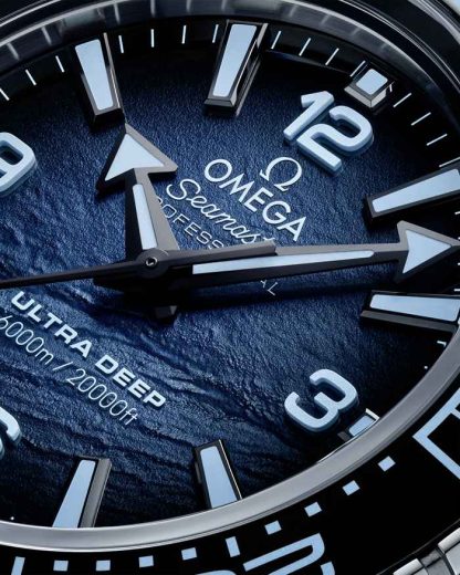 Omega Ultra Deep Summer Blue Seamaster Planet Ocean 6000M 45,5 mm, O-MEGASTEEL con O-MEGASTEEL 215.30.46.21.03.002 - Imagen 4