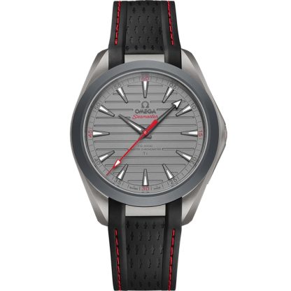 Omega Ultra Light Seamaster Aqua Terra 150M 41 mm, titanio con pulsera de caucho 220.92.41.21.06.001